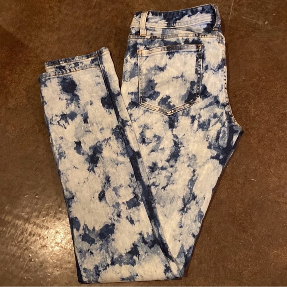 Tory Burch | Tie Dye Straight Leg Denim | Size : 29